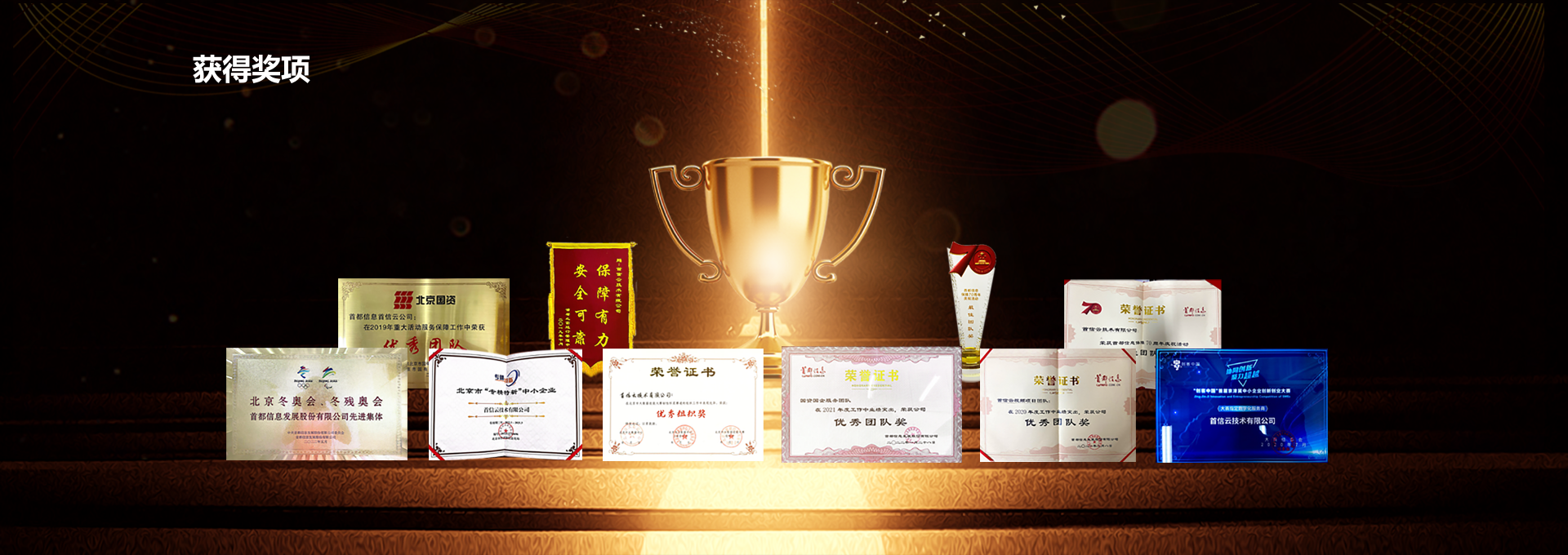 获得奖项